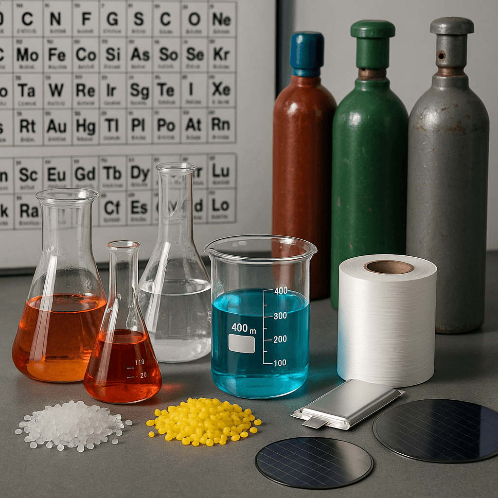 Chemicals background