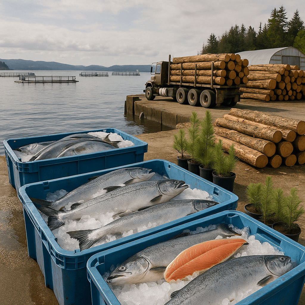 Fishery, Agriculture & Forestry background
