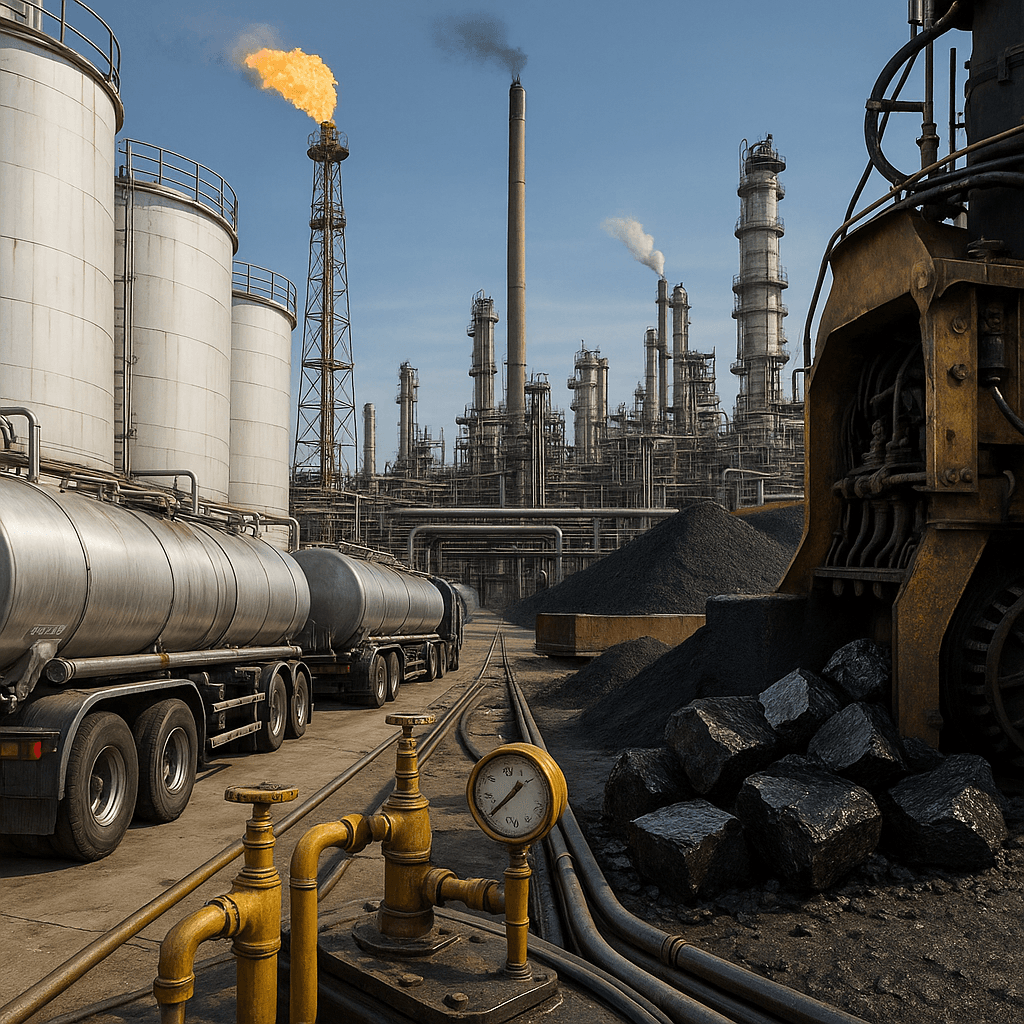 Oil & Coal Products background
